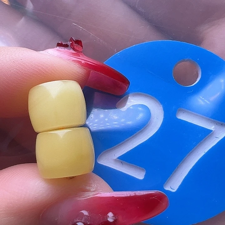 蜜蜡裸石未镶嵌9mm 精工直切