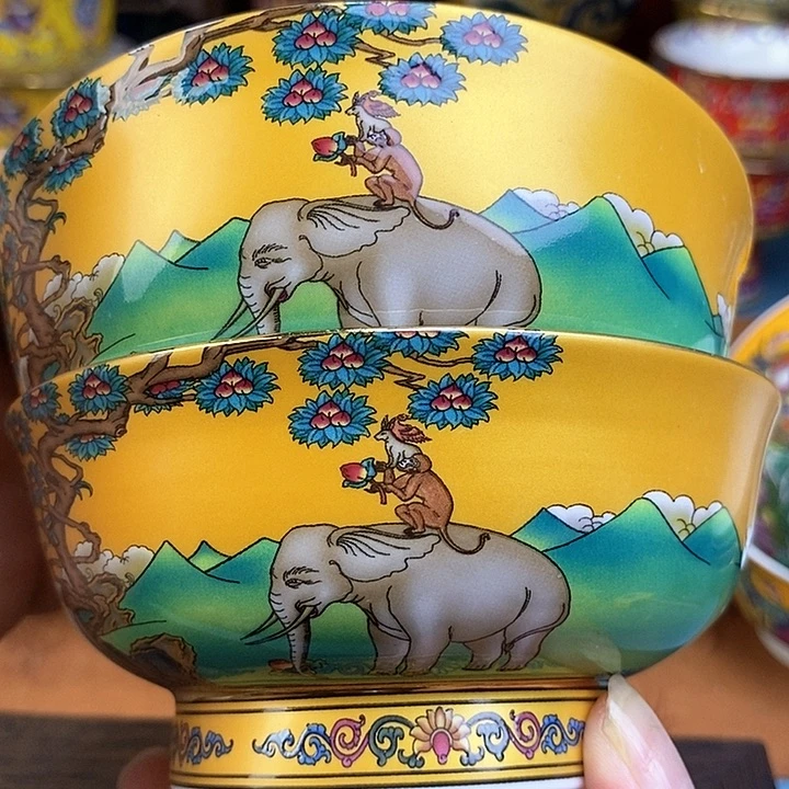 景德镇陶瓷藏式茶碗