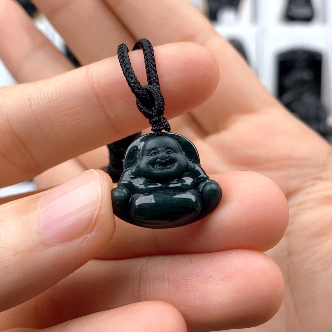 颈饰未镶嵌翡翠佛公