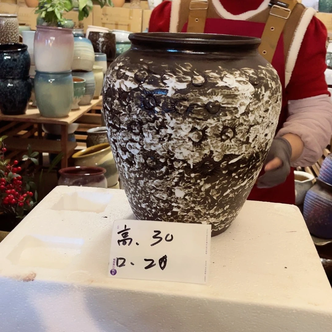 紫砂花盆高度30口径20