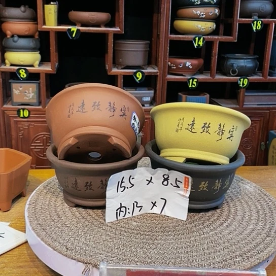 紫砂花盆紫砂花盆