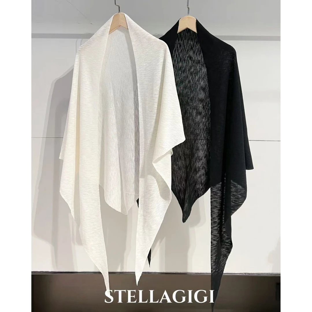 SG / 郭幂幂 SS  亚麻高级感！纯色氛围感三角巾披肩PJ-20251535