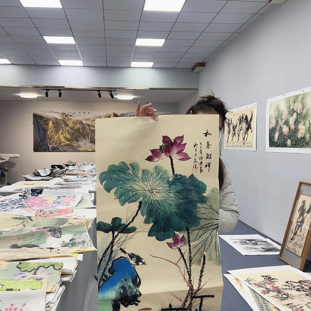 国画国画作品宣纸纯手绘