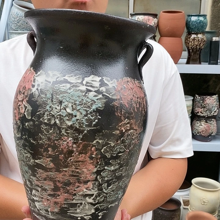 紫砂花盆口20高32福利