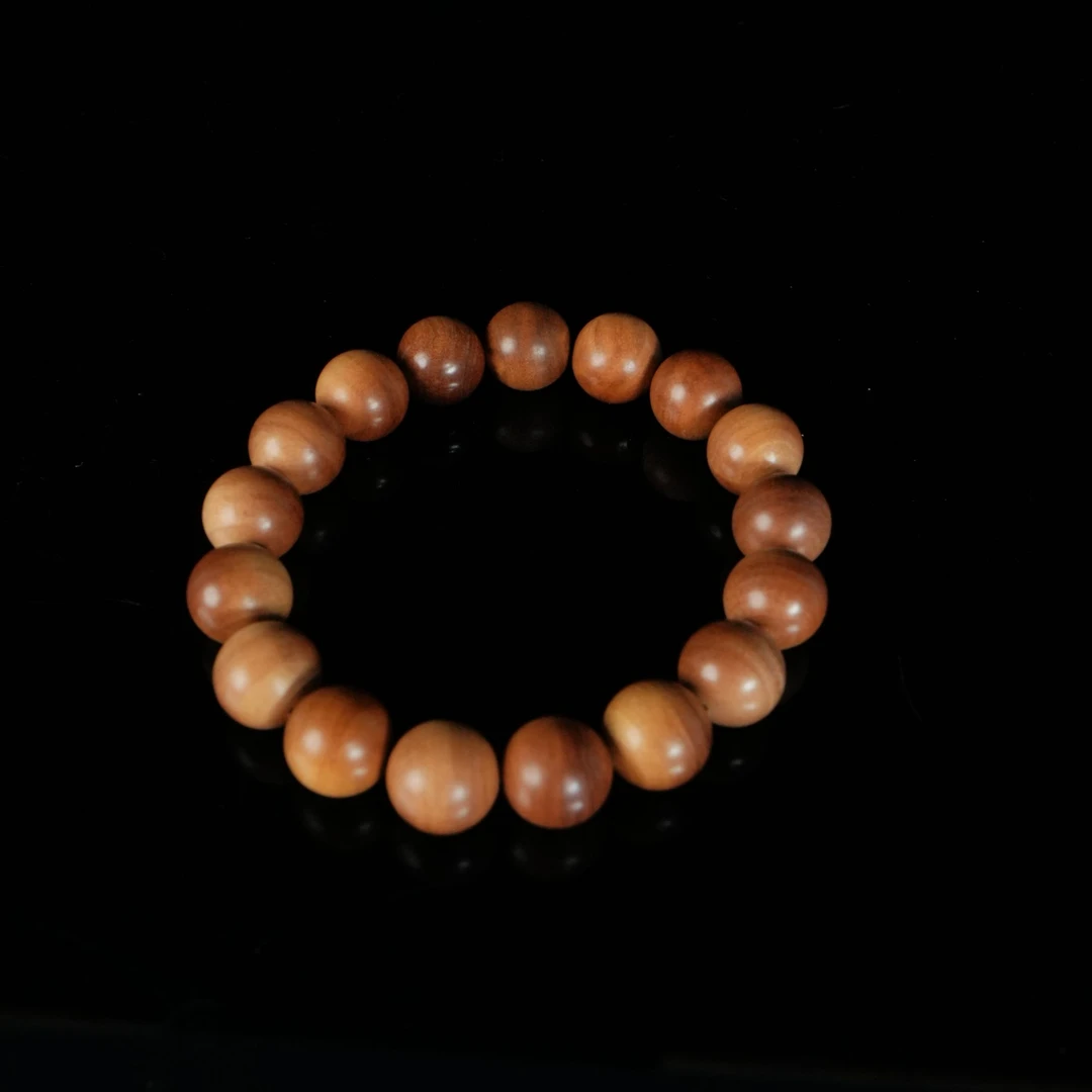 DY-B6270 印度老山檀香横纹沉水手串 1.2cm 16.12g