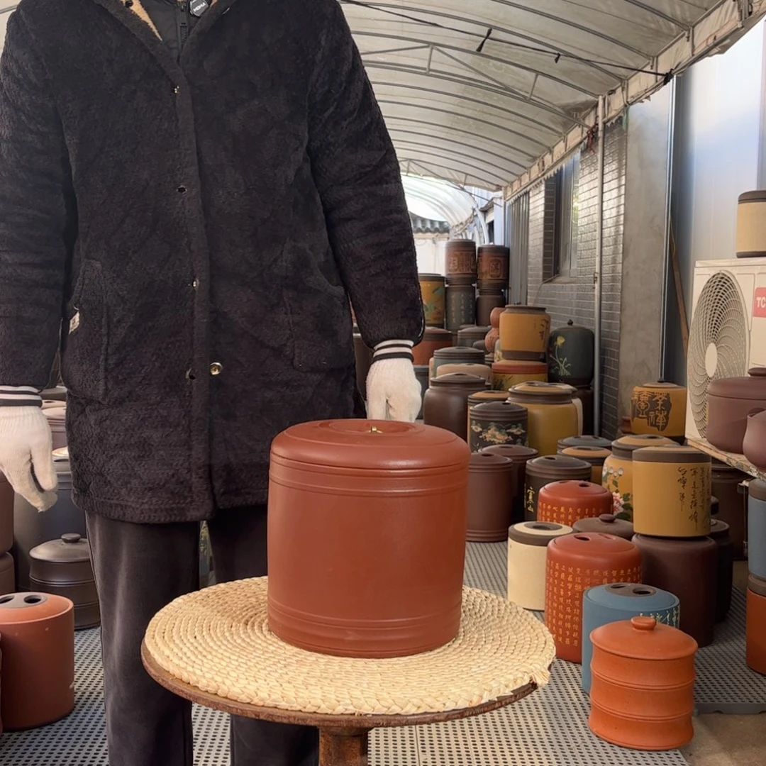 紫砂茶叶罐7 饼茶叶罐