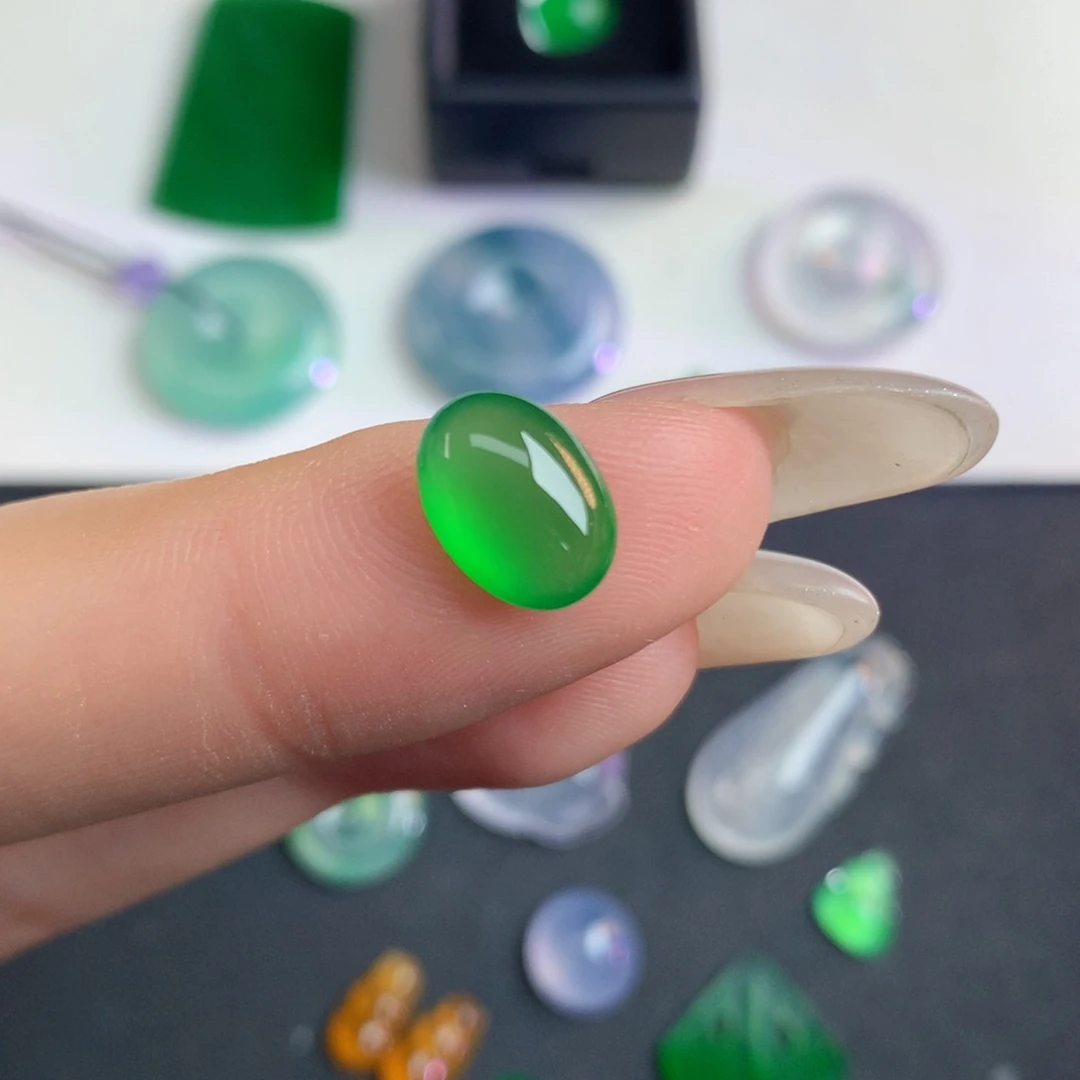 翡翠裸石10.15/7.4/4.9