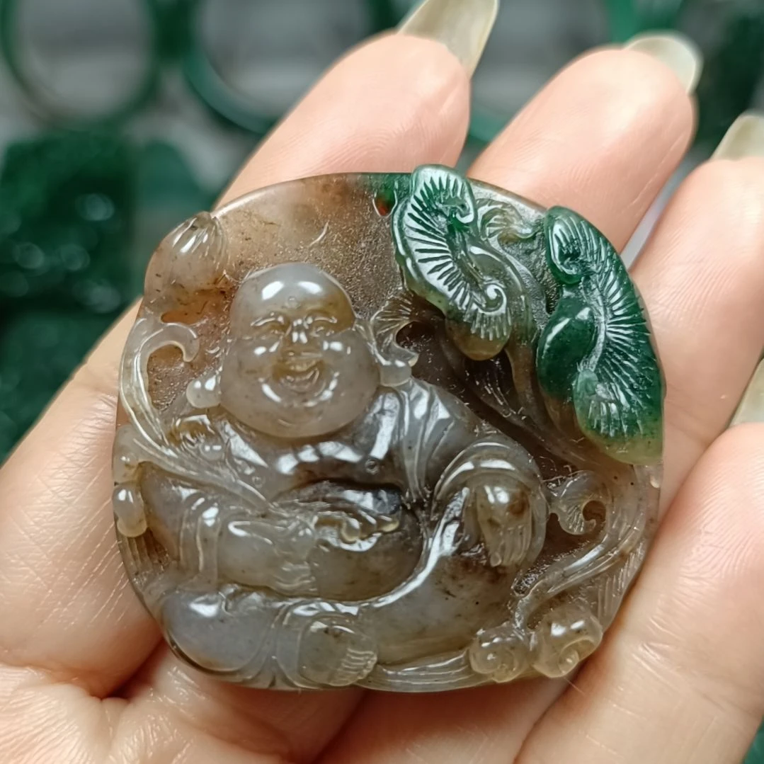 独山玉未镶嵌挂件