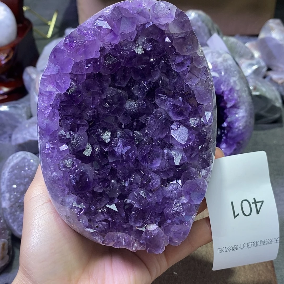 珠宝半成品未镶嵌紫晶