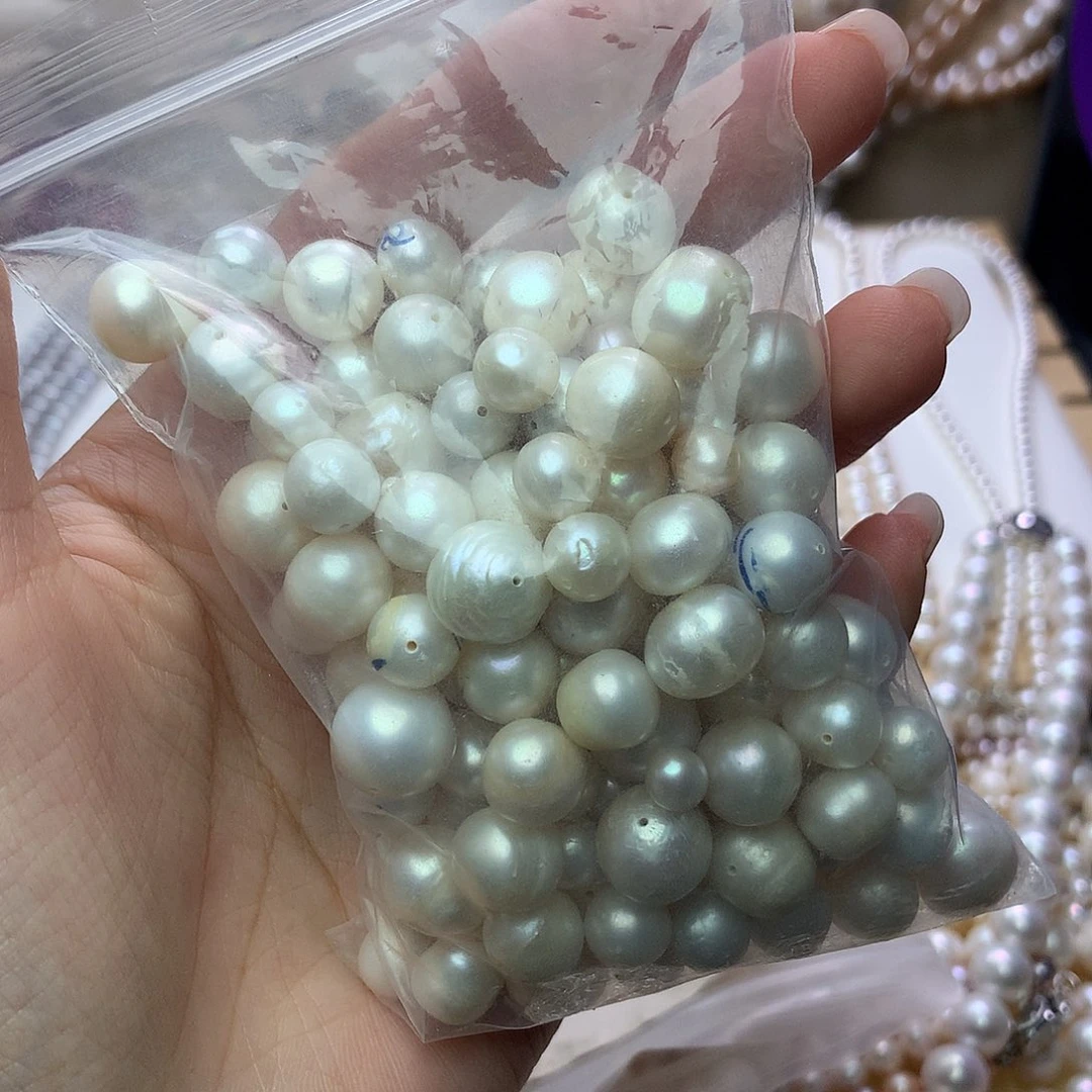 未镶嵌淡水珍珠11-12w28竹子