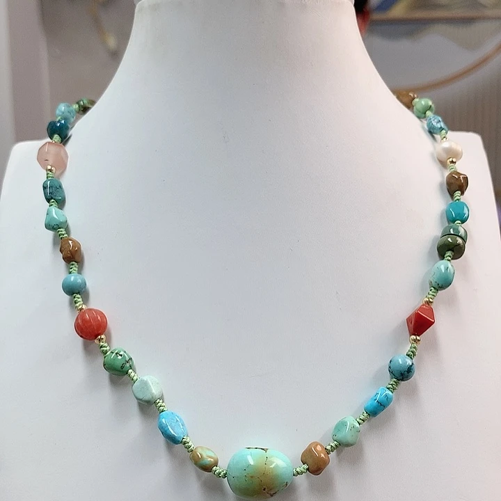 绿松石珠宝奇石未镶嵌