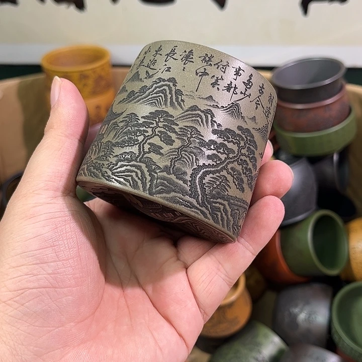 茶杯紫砂全手工紫砂主人杯