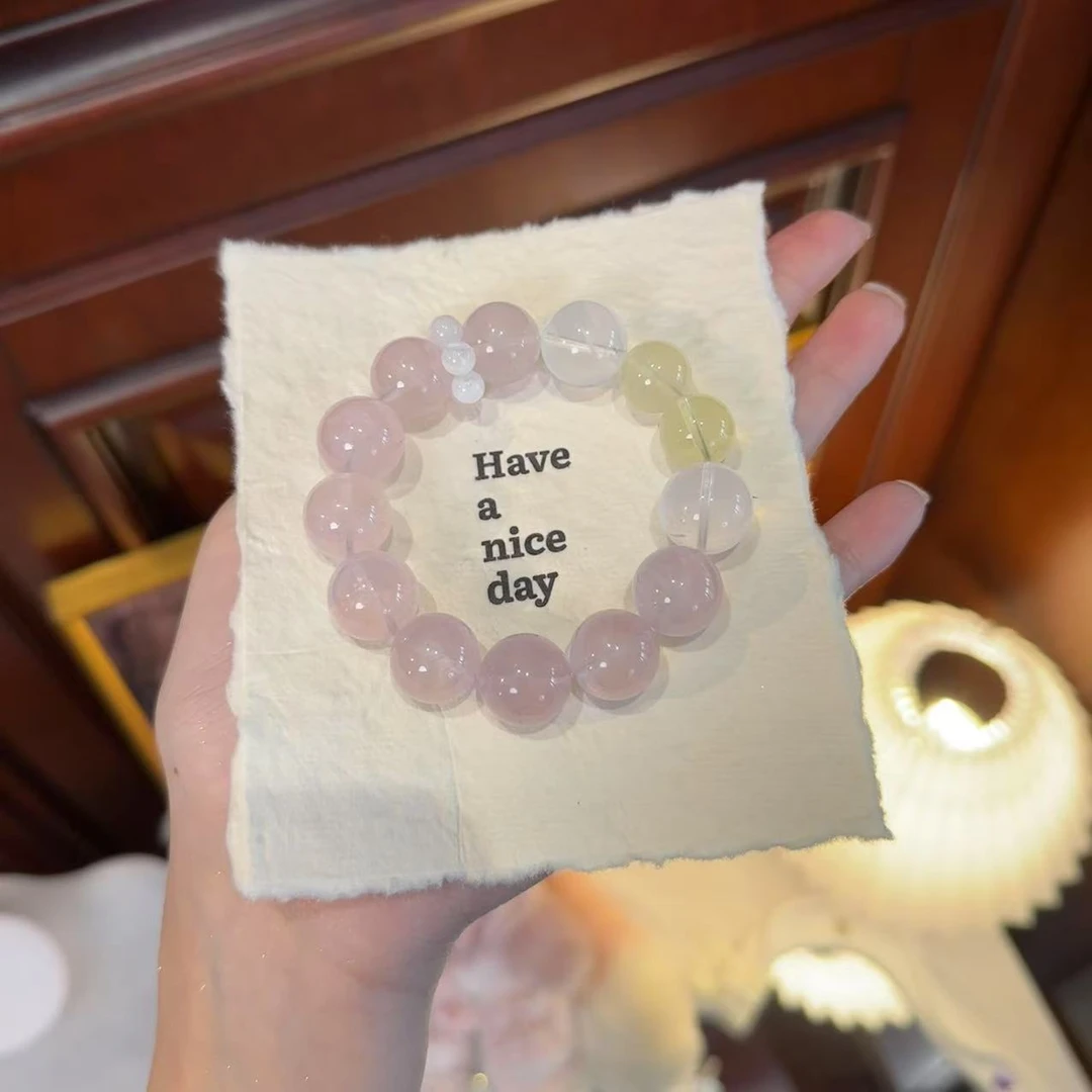 木兮手作*雪莉玫手串