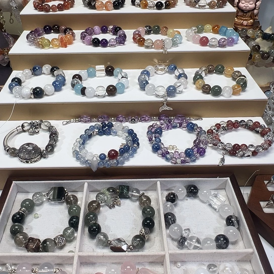 手链未镶嵌烟晶单珠