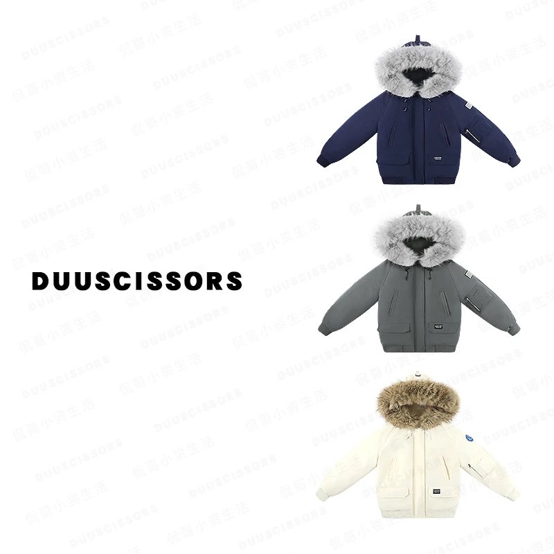 工装短款棉服女2024冬季新款美式复古棉衣派克服宽松加厚毛领外套