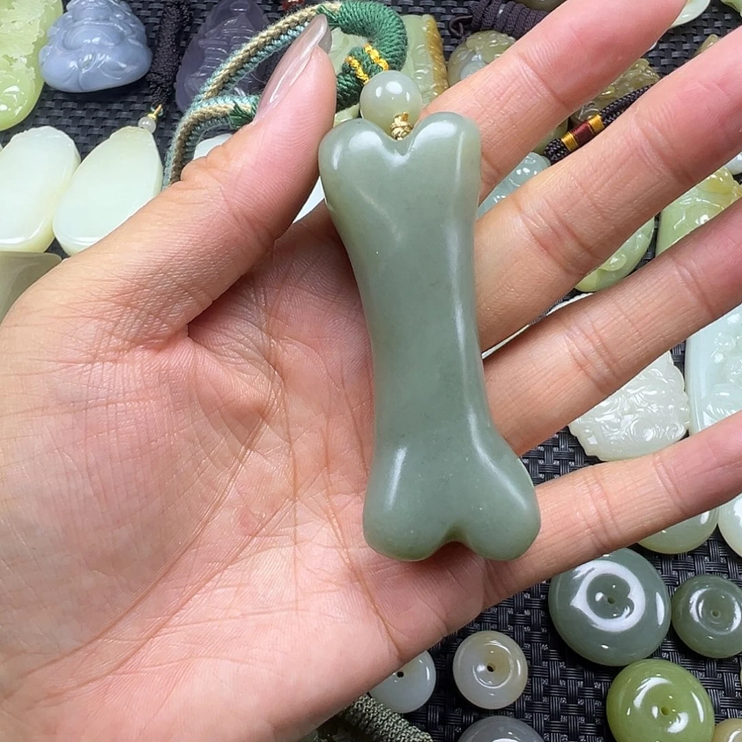 和田玉未镶嵌吊坠(不含链)卡69.9