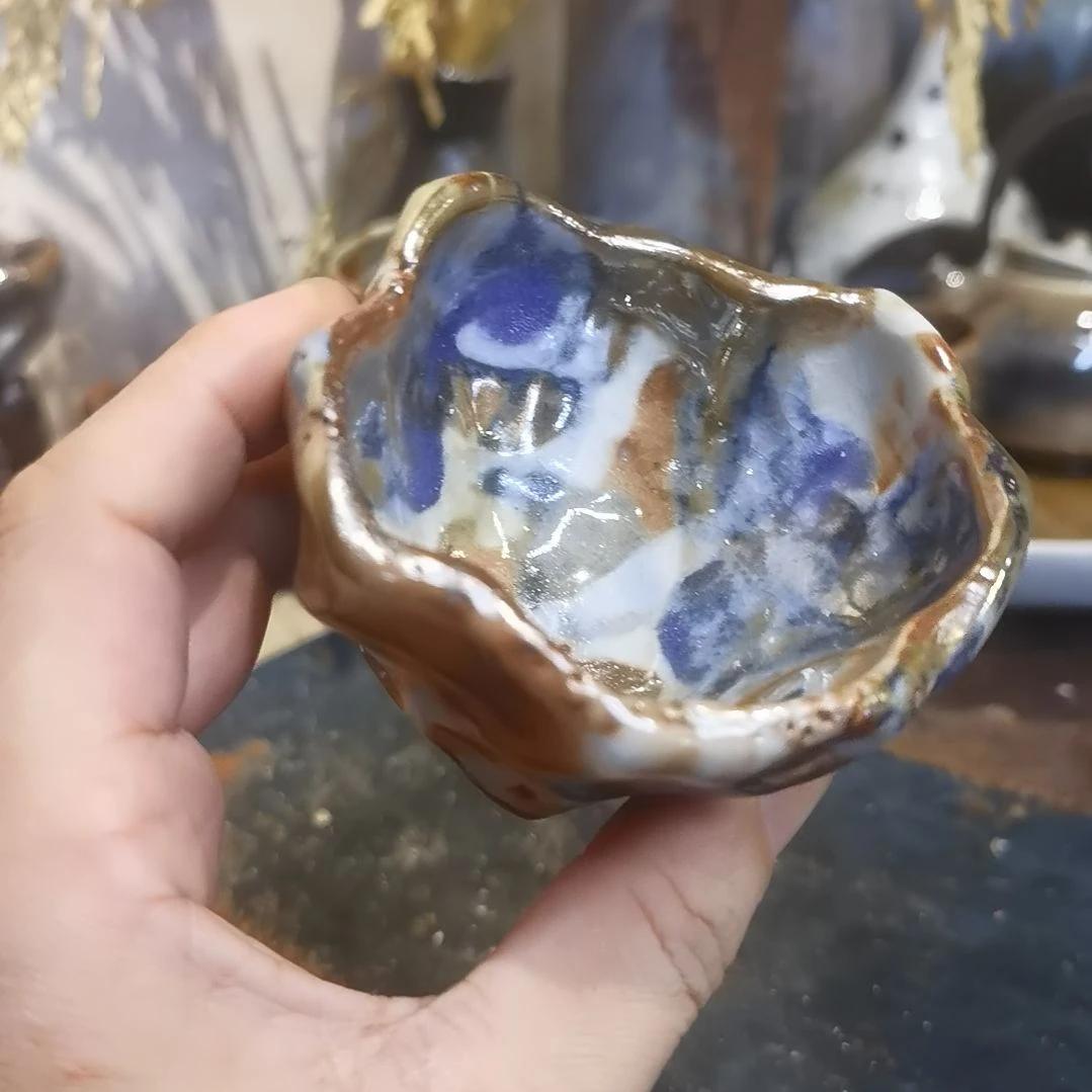 摆件手工高温原矿窑变新品福利