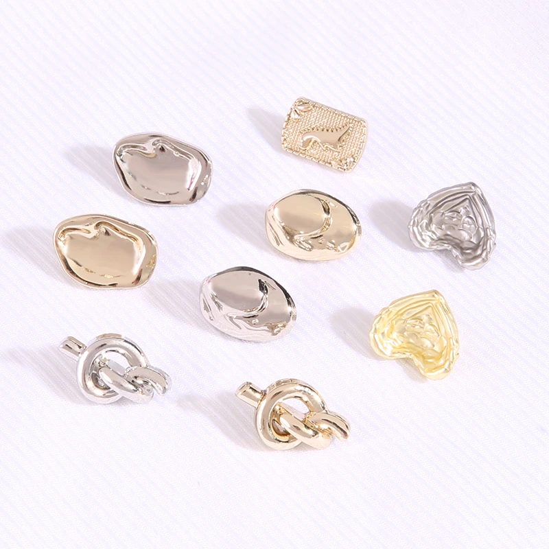 金属异形衬衫纽扣男女开衫毛衣高档小扣子儿童衣服小香风钮扣配件