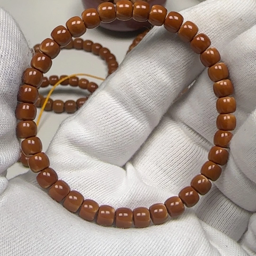 手串橄榄核老挝单圈三花极限弧6.1福利