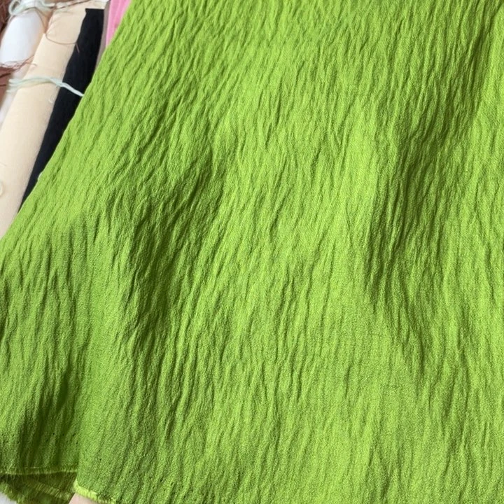 天丝（莱赛尔纤维）苹果绿棉麻2米