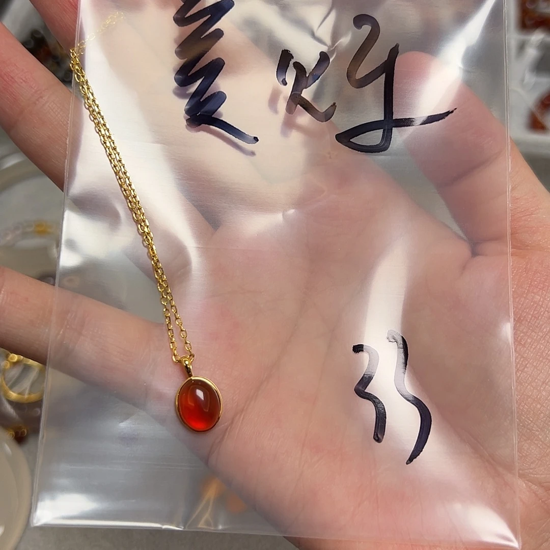 美***店玛瑙/玉髓银S925镀金镶嵌珠宝半成品