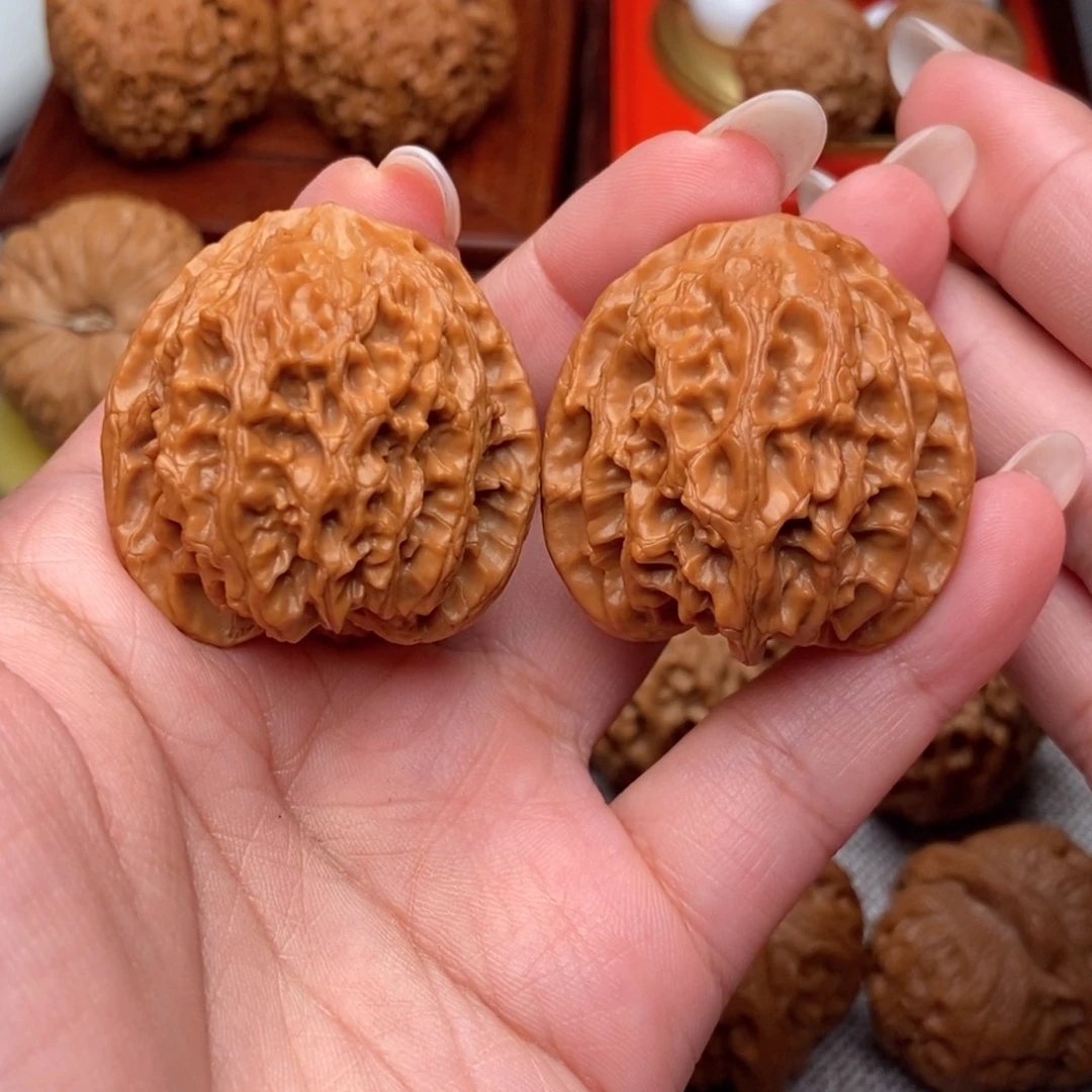 文玩核桃把件苹果38全品