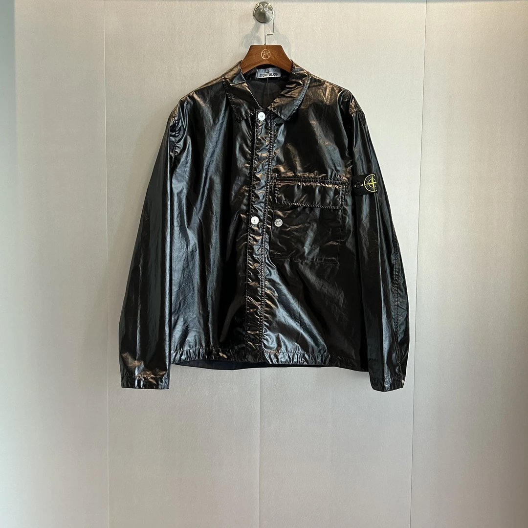 未使用 STONE ISLAND 石头岛 25SS mussola翻领夹克 1200001