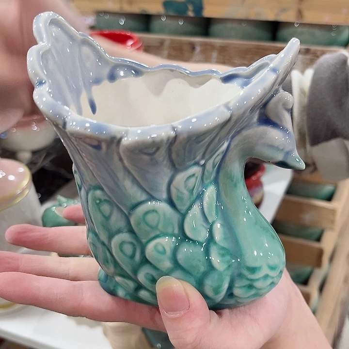 陶瓷陶瓷多肉植物花盆