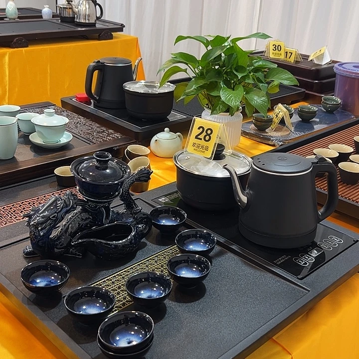 茶盘茶具带电器大套组