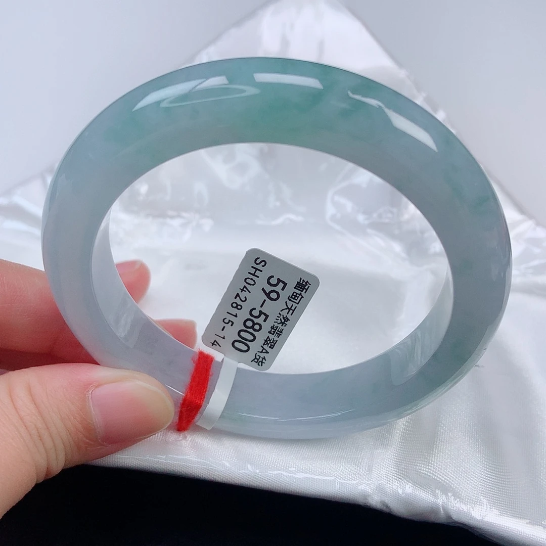 未镶嵌手镯翡翠59正圈