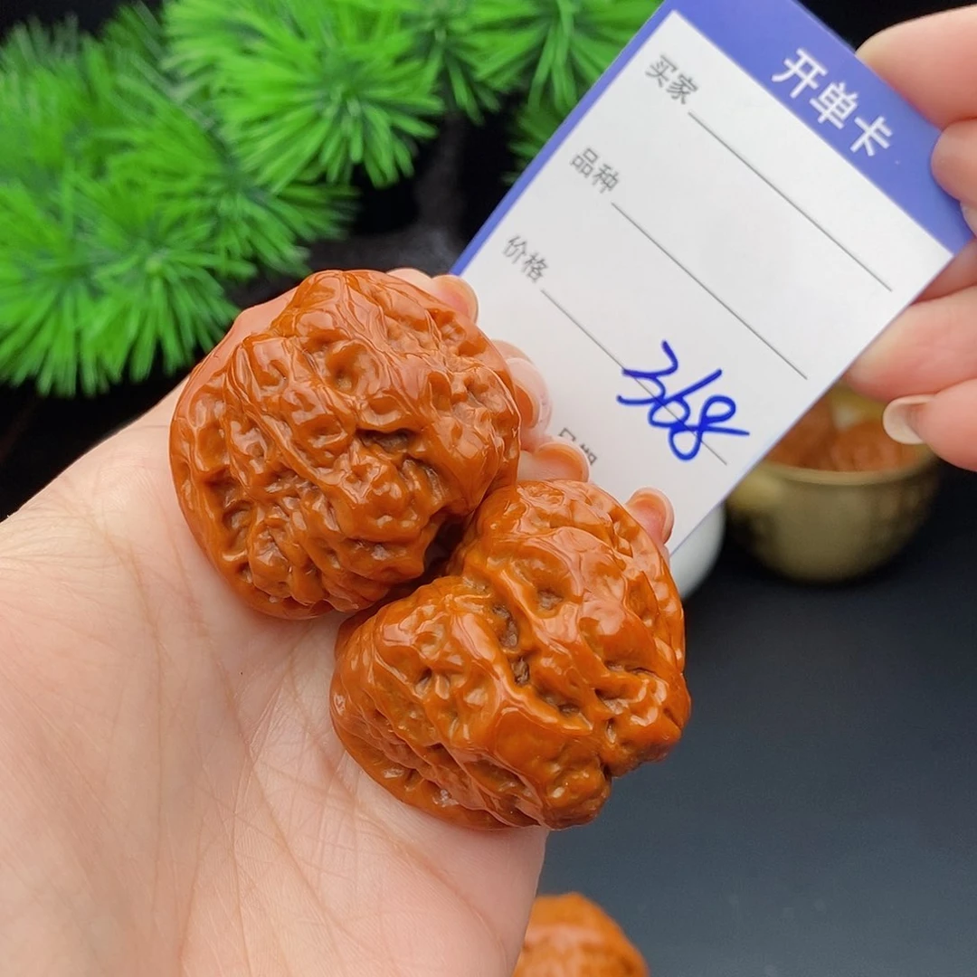 文玩核桃把件唐****哥41蛤蟆头368