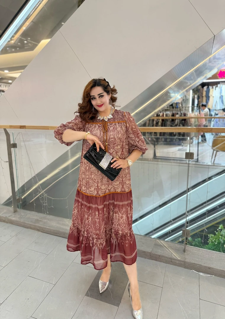 时尚洋气连衣裙----6188