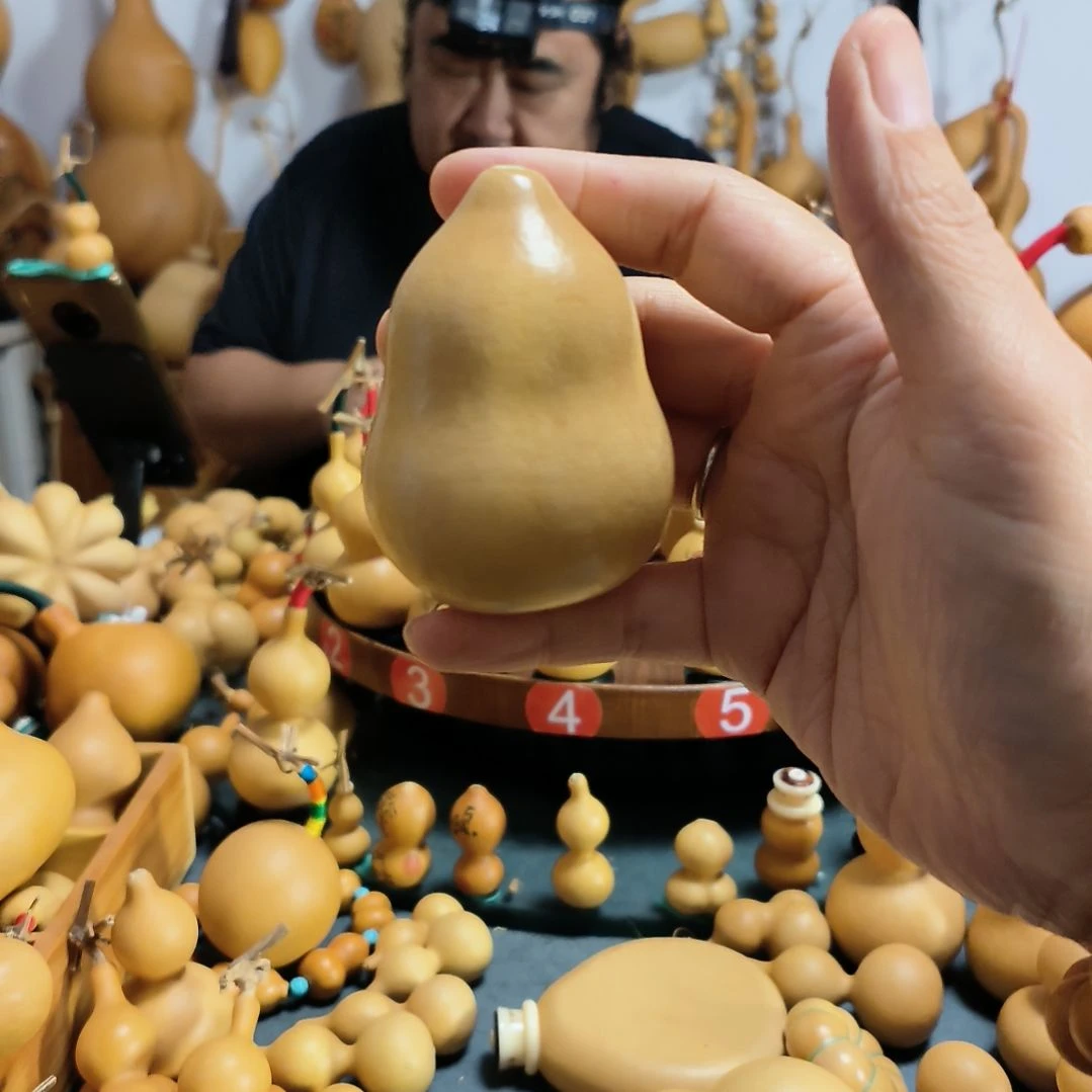 竹***^葫芦福禄双全手把件