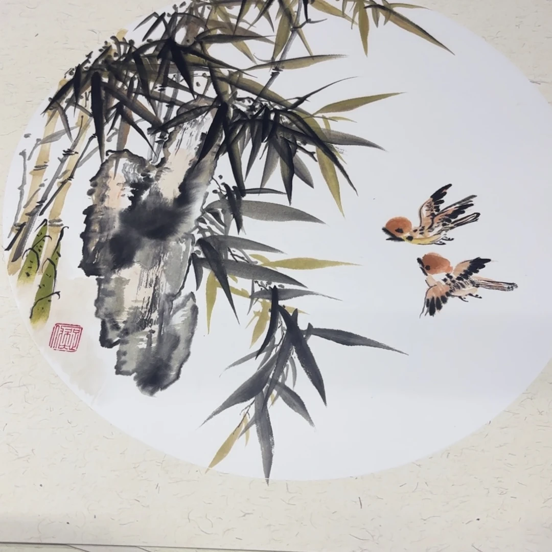 国画50-50卡纸作品艺