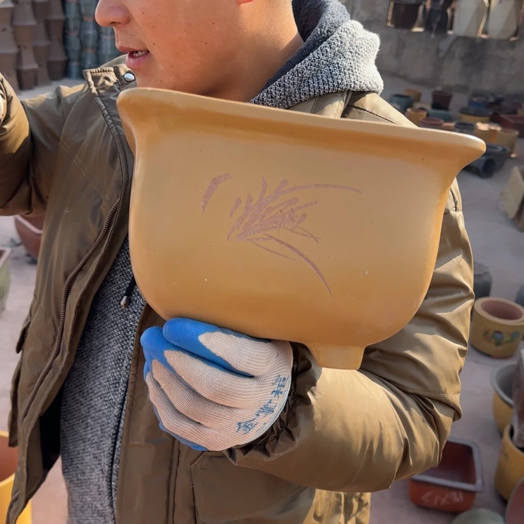 紫砂花盆口径18.13口径