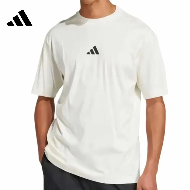 adidas/阿迪达斯夏季男子运动休闲短袖T恤JF3255