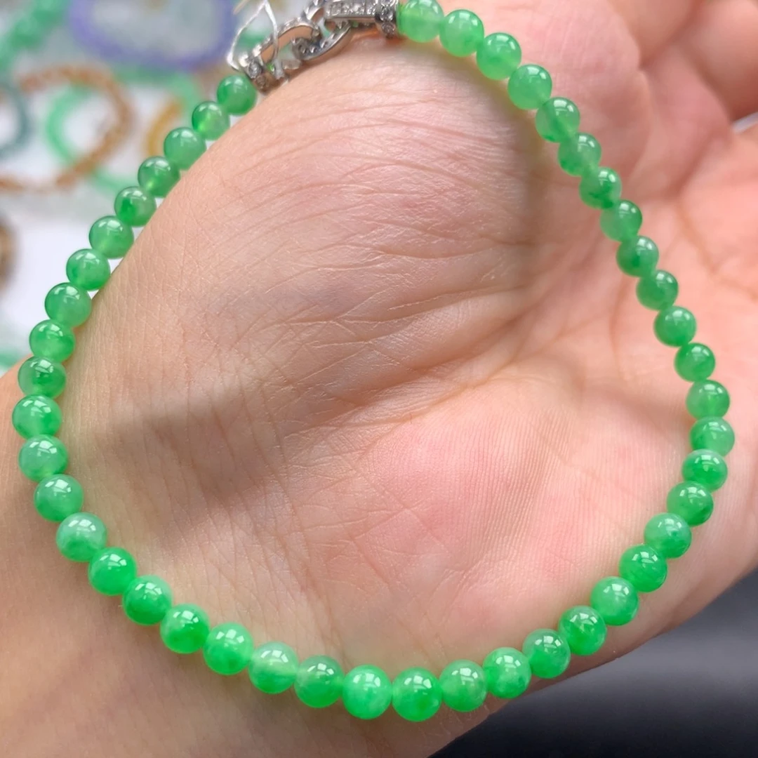 未镶嵌手链翡翠卡