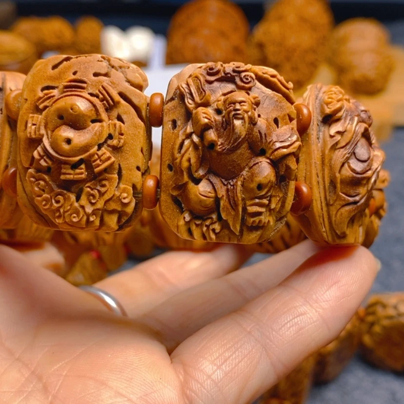 【闪购商品】手串/手链核桃踏**云桃核雕刻