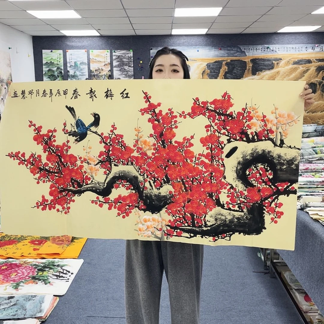 国画作品小姐姐放漏…