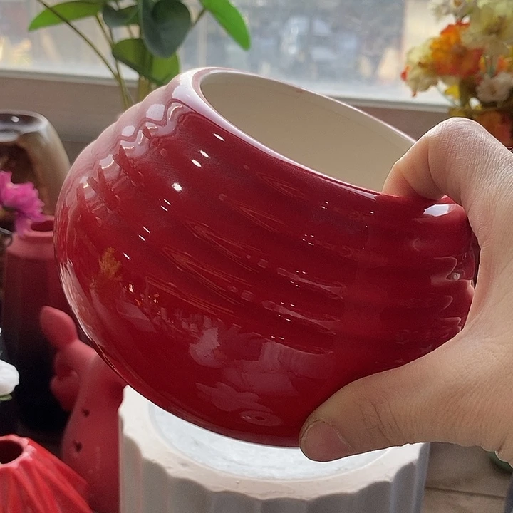 陶摆件凑单满12包邮发 好盆有孔外口 9外高12