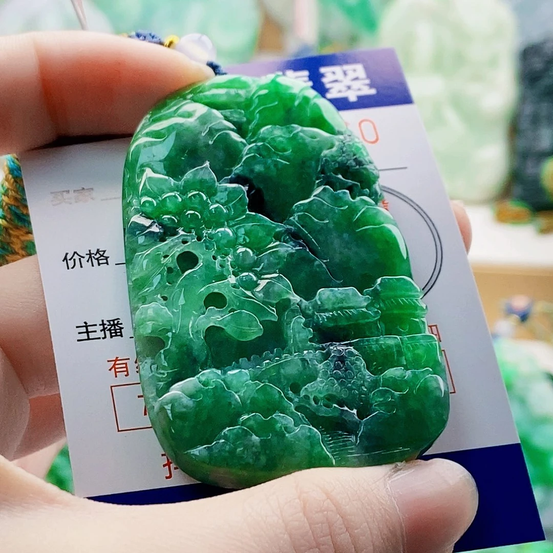 吊坠(不含链)未镶嵌翡翠紫*玉