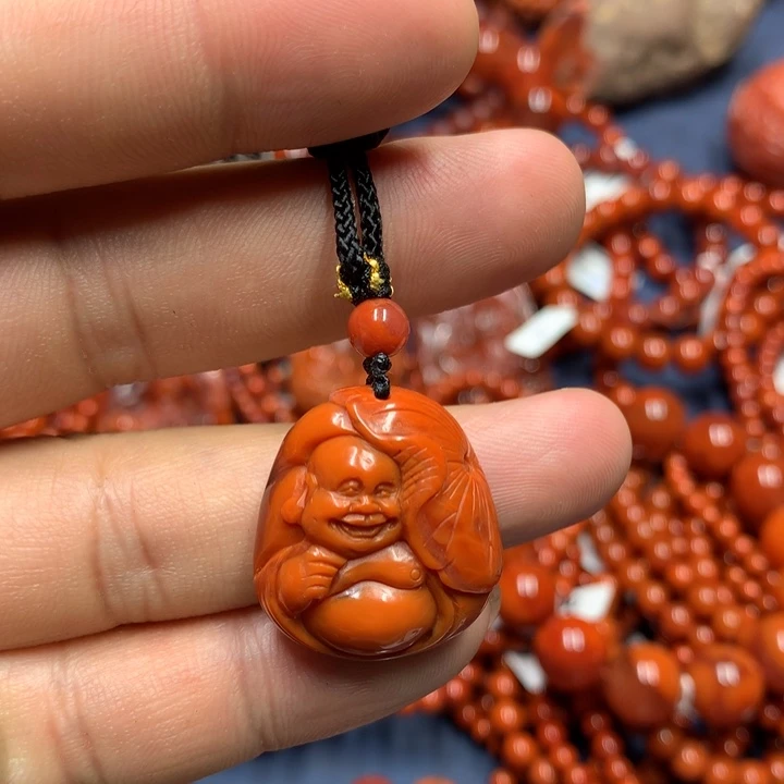 南红玛瑙吊坠(不含链)未镶嵌