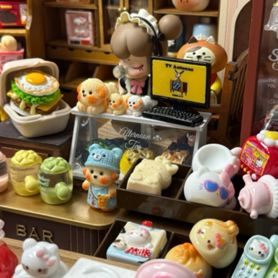 「盘子局-珠子对对碰」超可爱微缩食玩盘子烘焙卡通DIY饰品配件