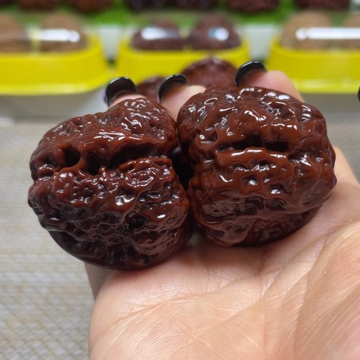 文玩核桃把件42肚蛤蟆