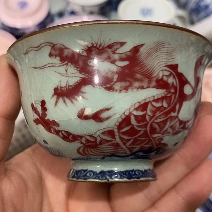 摆件陶景德镇陶瓷主人杯2345