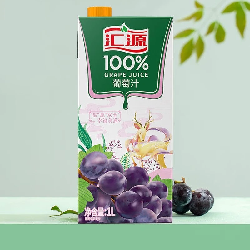 汇源100%葡萄汁/橙汁1L*2瓶保质期至26年2月