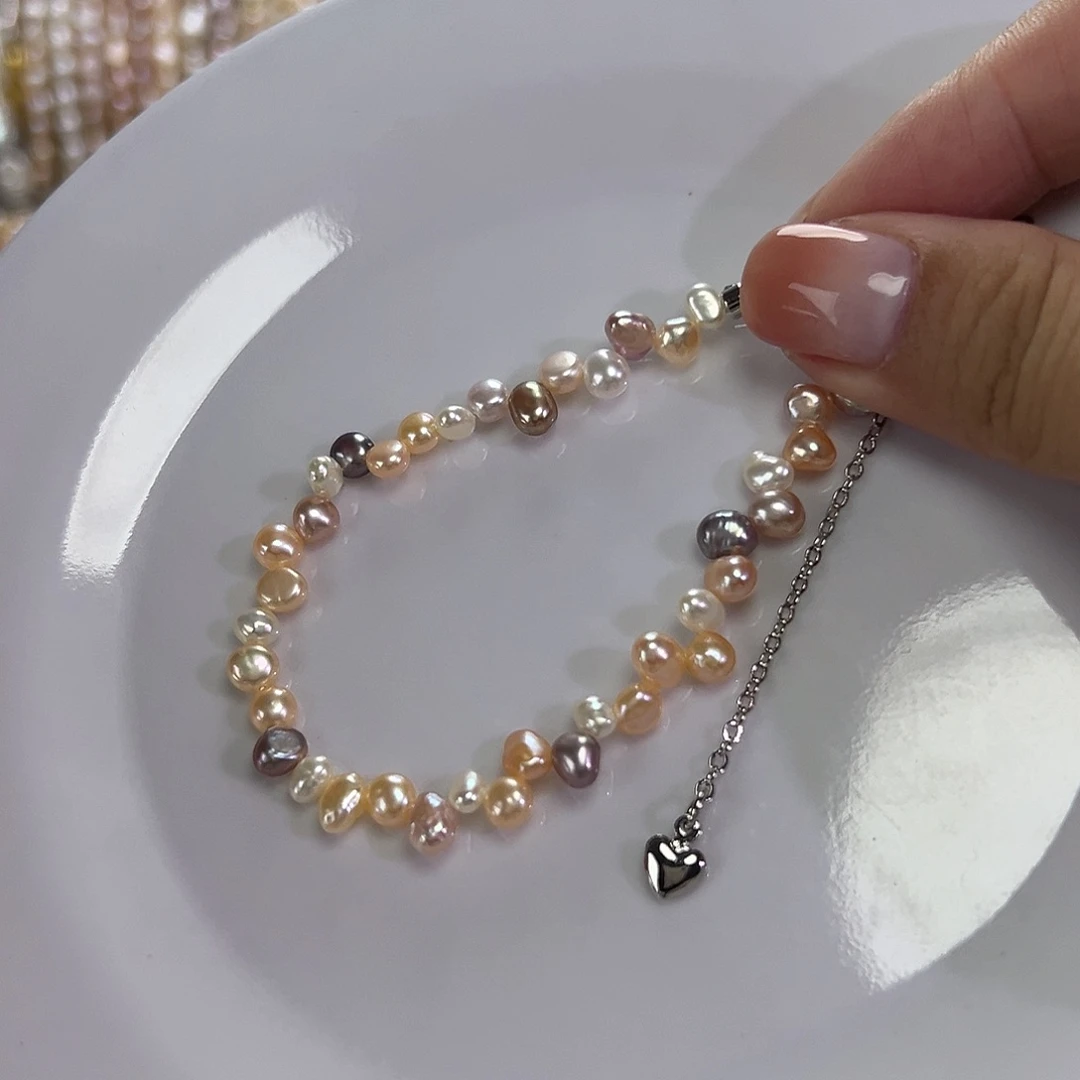 淡水珍珠手绳钛钢