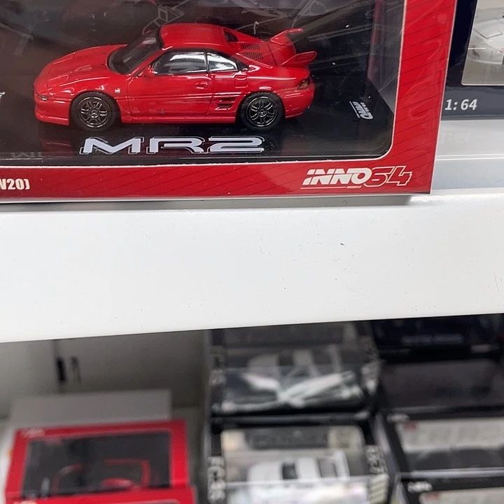 Inno车模红色mr2合金车模