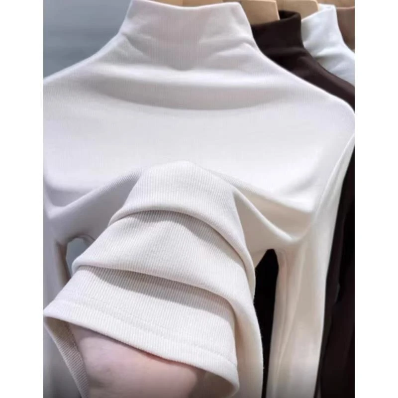 021打底（图片以直播间实物为准) 高领打底衫秋冬长袖T恤上衣五色