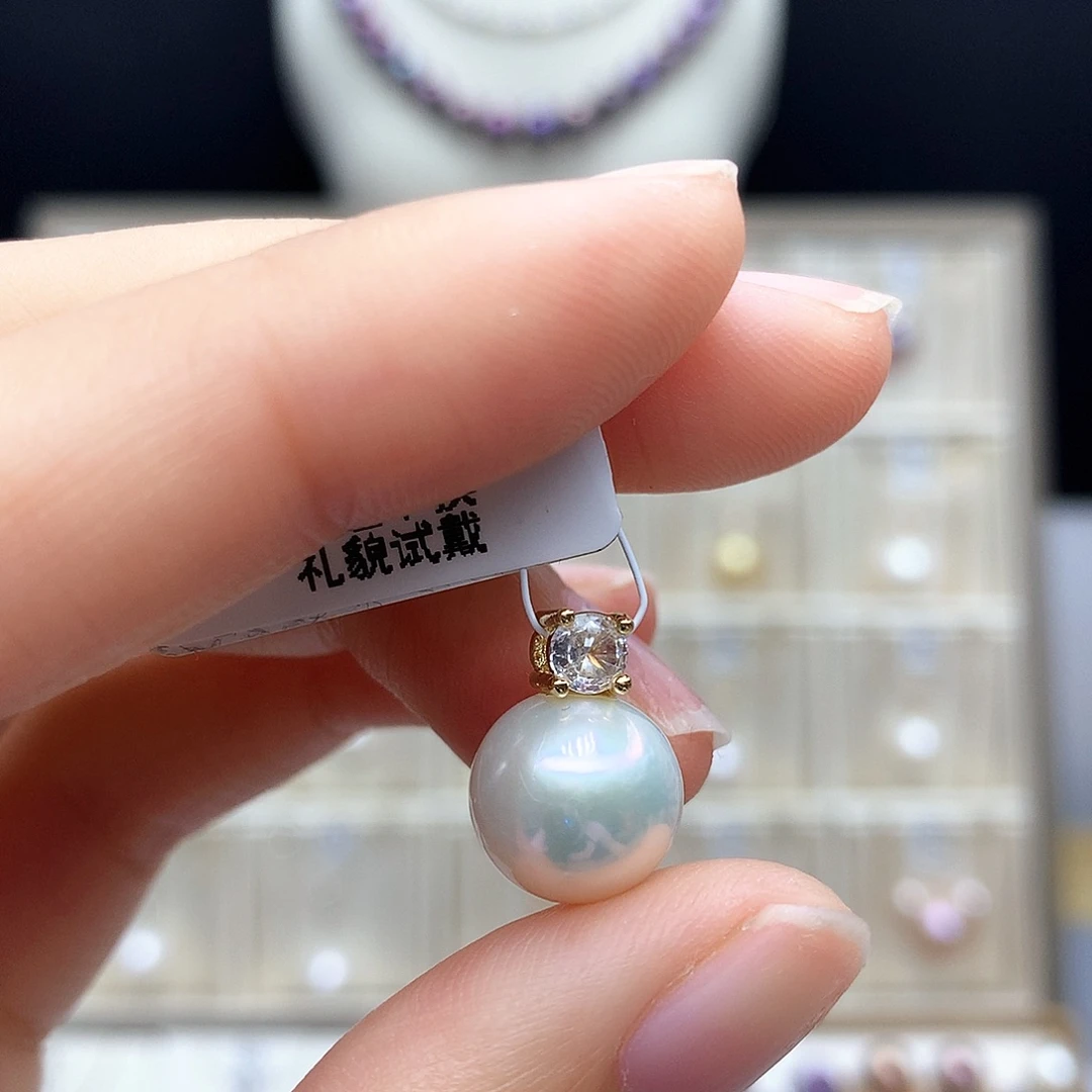 颈饰淡水珍珠合金
